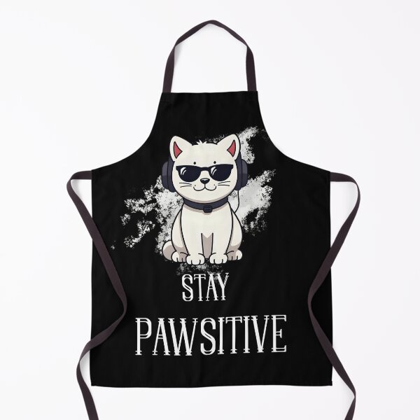 Item preview, Best Gift For Cat Maniac Stay Pawsitive designed and sold by Cute and Funny.