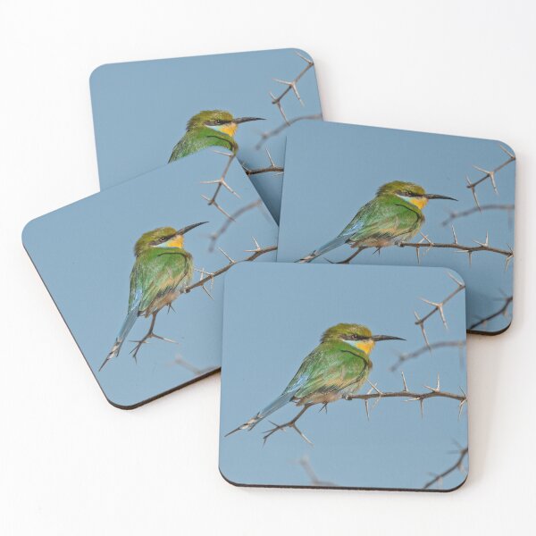 Item preview, Soft Among Thorns — Bee‑eater on a Blue Sky designed and sold by DavideAntoniani.