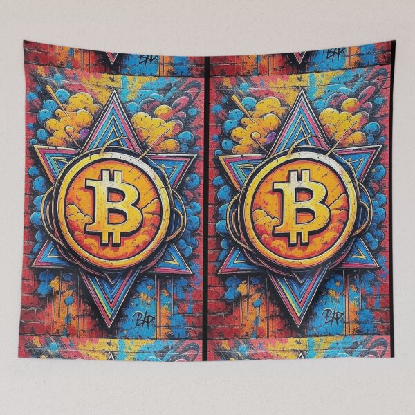 Item preview, Bitcoin Graffiti designed and sold by CTRL+ALT+Divine.
