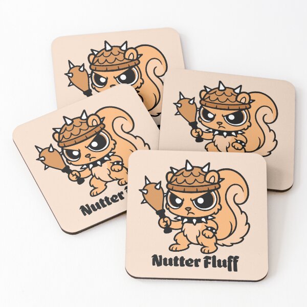 Item preview, Nutter Fluff: Fluffiest Threat in the Forest (Squirrel) designed and sold by mad.pam.