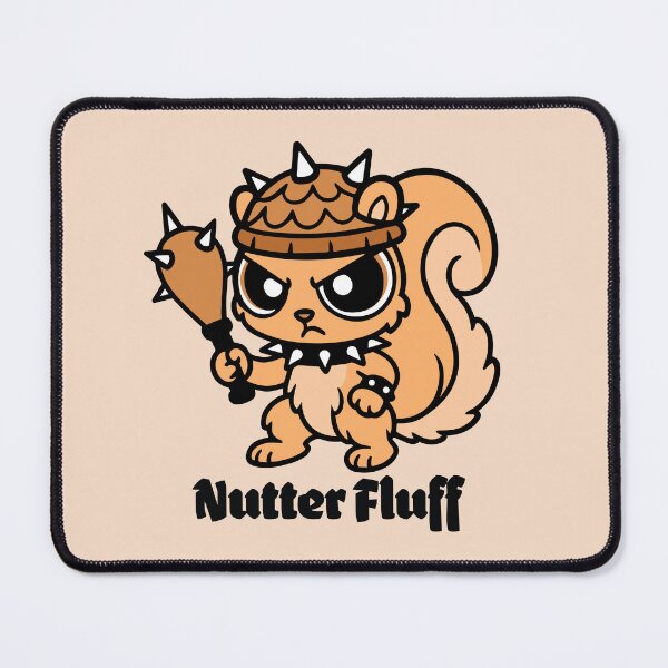 Item preview, Nutter Fluff: Fluffiest Threat in the Forest (Squirrel) designed and sold by mad.pam.