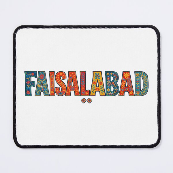 Item preview, Faisalabad Truck Art Typography | Colorful Desi Folk Art Design designed and sold by HusnMir.