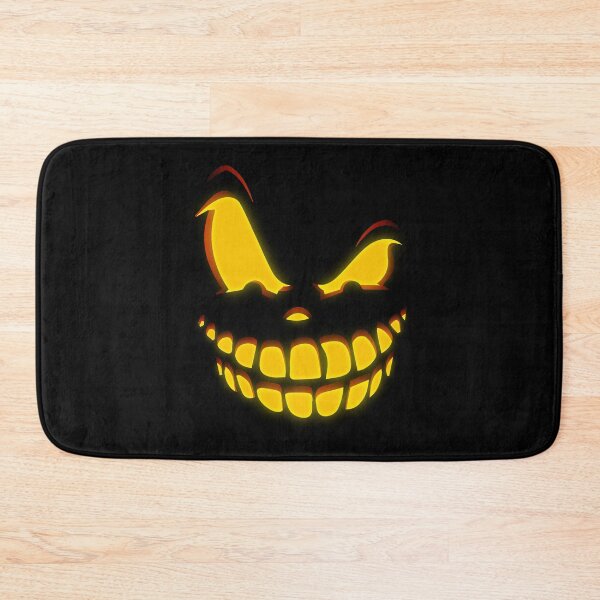 Item preview, Halloween Evil Pumpkin Face Big Teethed Smile Scary Jack-O’-Lantern Creepy Spooky Illustration designed and sold by MONTRIS.