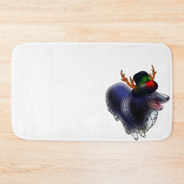 Item preview, Cute Sheltie Wearing Christmas snowman Hat - animalzinhats  designed and sold by Ashley’sAnimalz.