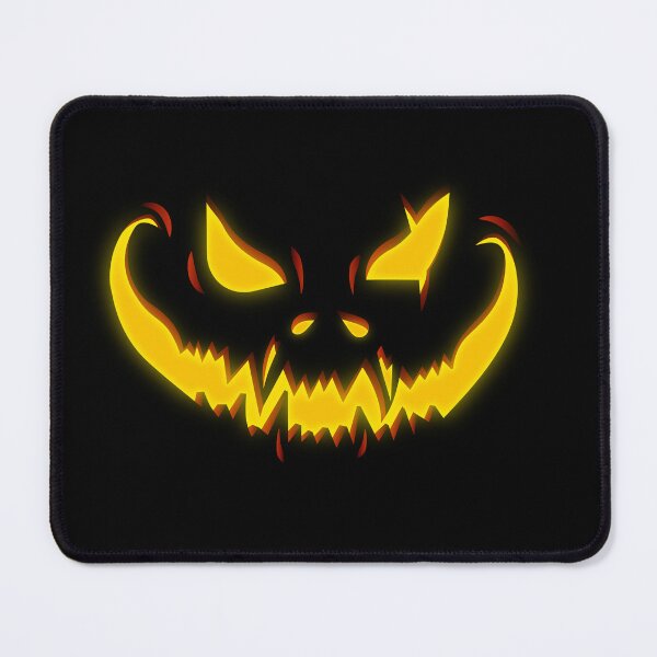 Item preview, Halloween Evil Pumpkin Face Savage Smile Spooky Jack-O’-Lantern Creepy Horror Illustration designed and sold by MONTRIS.