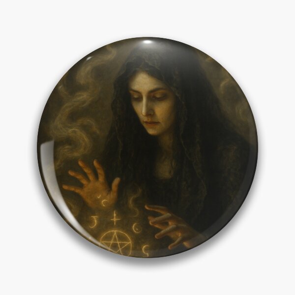 Item preview, The High Priestess – The Secret Mist Tarot | Gothic Oracle of the Veil designed and sold by WitchPrint.