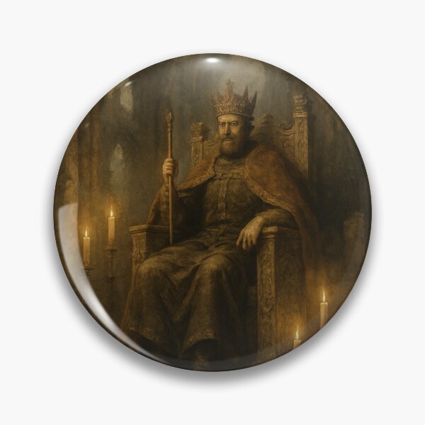 Item preview, The Emperor – The Secret Mist Tarot | Gothic Power & Sacred Order designed and sold by WitchPrint.