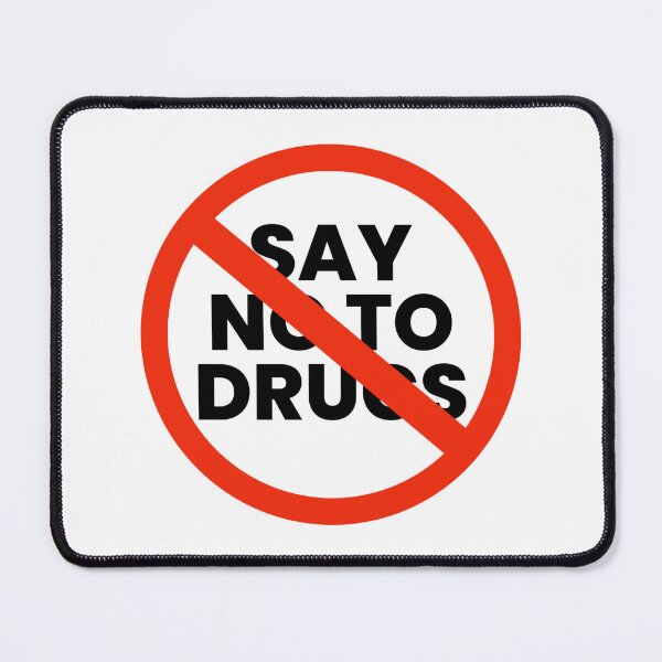 Item preview, Say No To Drugs - Anti Drug Awareness Campaign designed and sold by Shape Snip Studio.