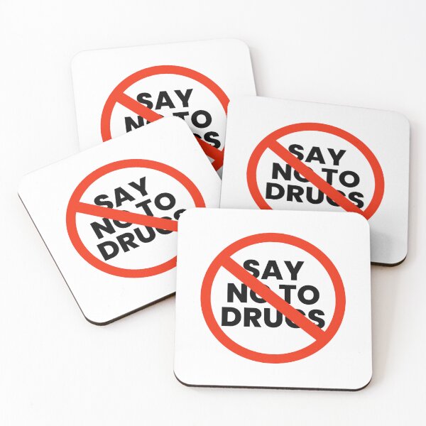Item preview, Say No To Drugs - Anti Drug Awareness Campaign designed and sold by Shape Snip Studio.