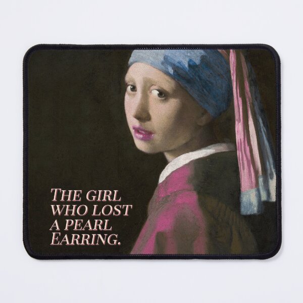 Item preview, The Girl Who Lost a Pearl Earring designed and sold by Art & Coffee.