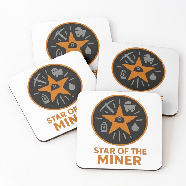 Item preview, Star of the Miner | Everyday Hero Emblem of Grit & Courage designed and sold by EHPpl.
