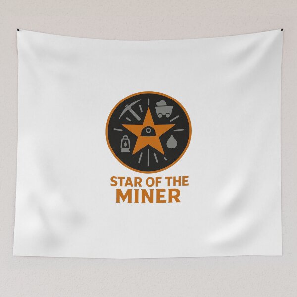 Item preview, Star of the Miner | Everyday Hero Emblem of Grit & Courage designed and sold by EHPpl.