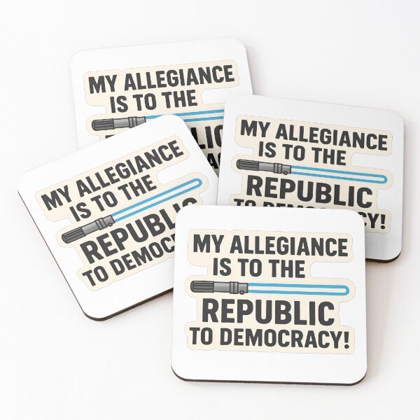 Item preview, My Allegiance is to Republic, Democracy designed and sold by The Painted Topaz.