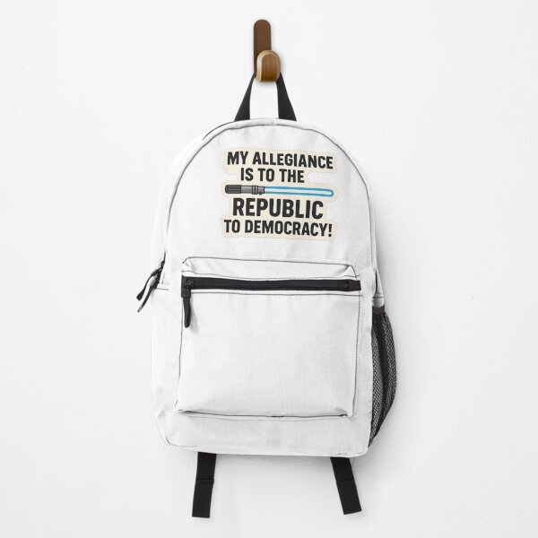 Item preview, My Allegiance is to Republic, Democracy designed and sold by The Painted Topaz.