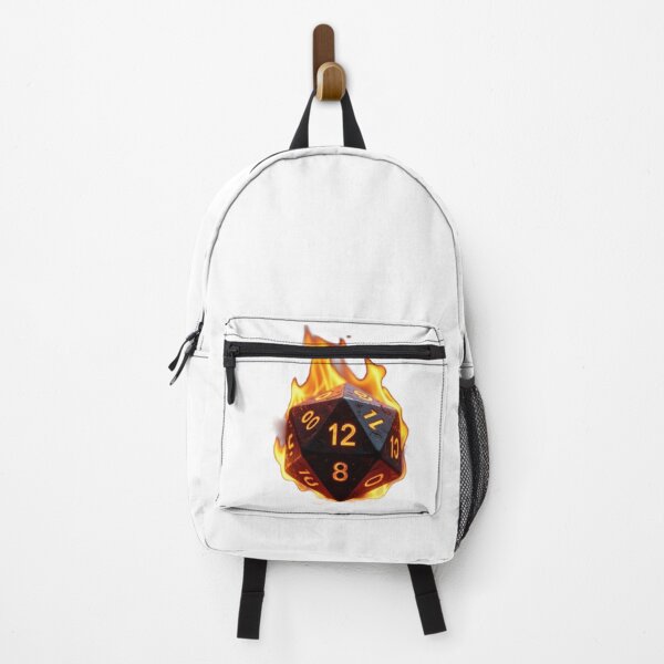 Item preview, D20 on fire designed and sold by Prestons Corner.