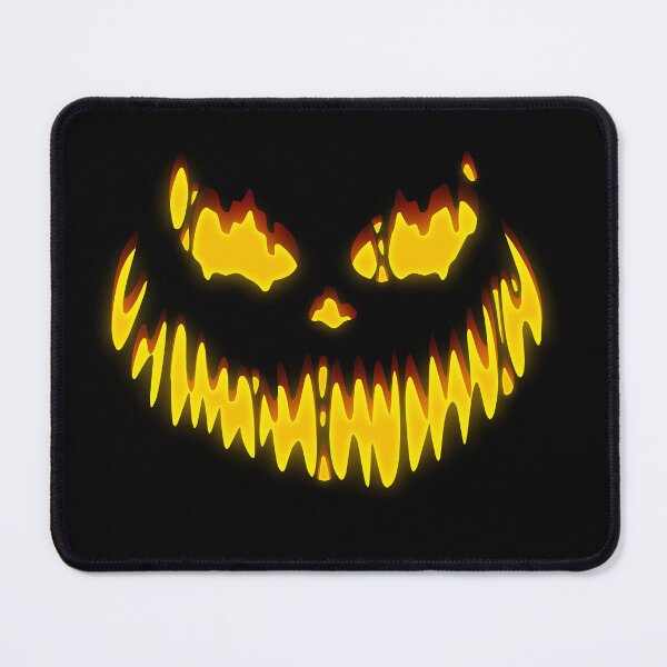 Item preview, Halloween Scary Pumpkin Face Evil Eyes Savage Smile Big Creepy Jack-O’-Lantern Illustration designed and sold by MONTRIS.