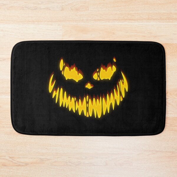 Item preview, Halloween Scary Pumpkin Face Evil Eyes Savage Smile Big Creepy Jack-O’-Lantern Illustration designed and sold by MONTRIS.