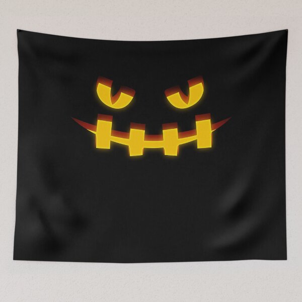 Item preview, Halloween Scary Pumpkin Face Proud Smile Creepy Jack-O’-Lantern Spooky Horror Illustration designed and sold by MONTRIS.
