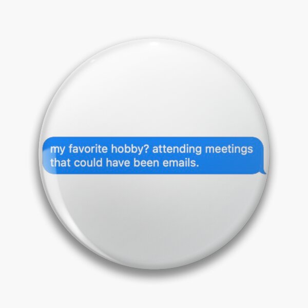 Item preview, 'my favorite hobby?' Meetings Version designed and sold by waadtaha.