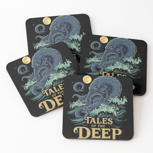 Item preview, Tales of the Deep | Vintage Kraken Octopus Mythical Sea Monster Art designed and sold by Tucker-Art.