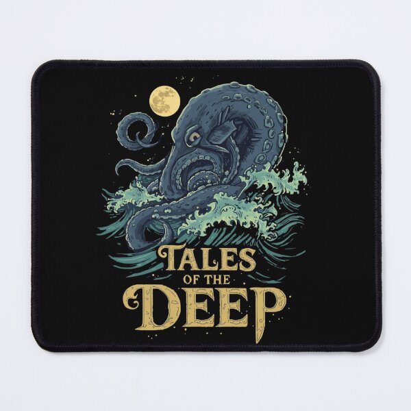 Item preview, Tales of the Deep | Vintage Kraken Octopus Mythical Sea Monster Art designed and sold by Tucker-Art.