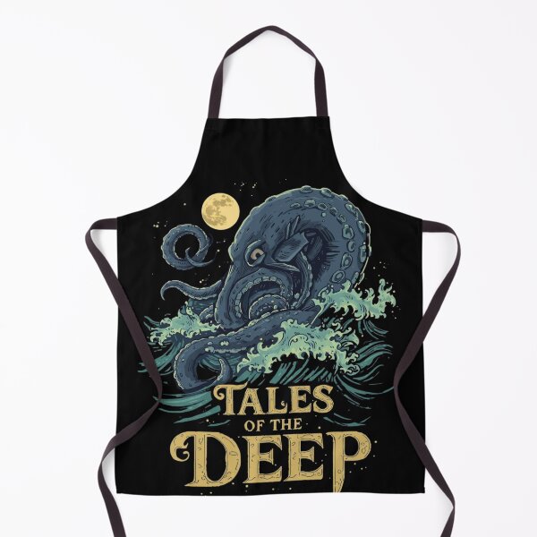 Item preview, Tales of the Deep | Vintage Kraken Octopus Mythical Sea Monster Art designed and sold by Tucker-Art.