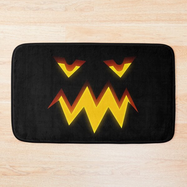 Item preview, Halloween Scary Pumpkin Face Indifferent Expression Creepy Jack-O’-Lantern Spooky Illustration designed and sold by MONTRIS.