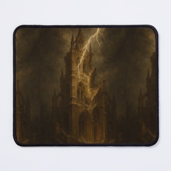 Item preview, The Tower – The Secret Mist Tarot | Gothic Ruin & Revelation designed and sold by WitchPrint.