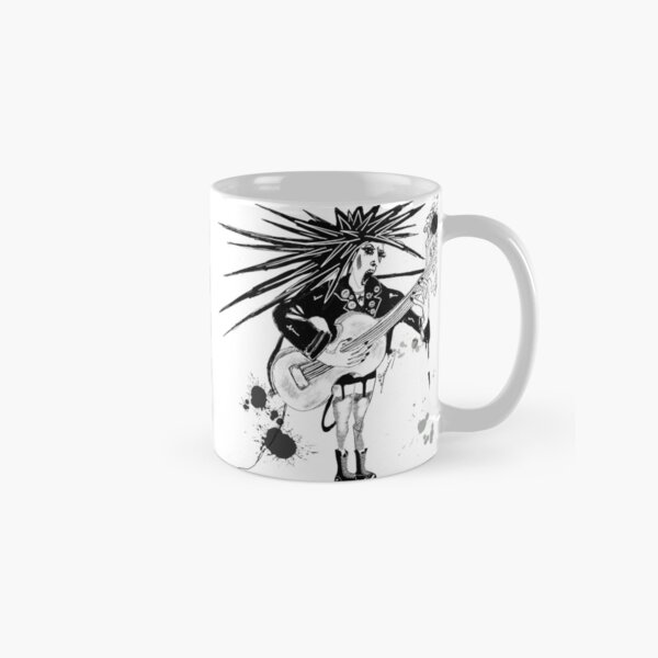 Punk Girl Band Guitarist by iServalan for Tale Teller Club Press Classic Mug