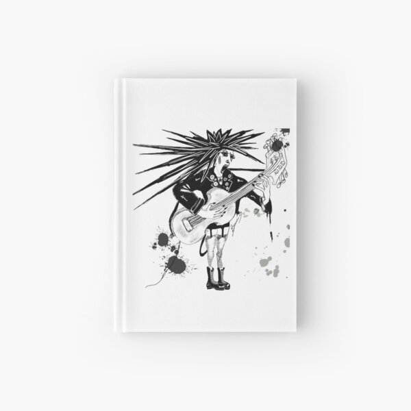Punk Girl Band Guitarist by iServalan for Tale Teller Club Press Hardcover Journal