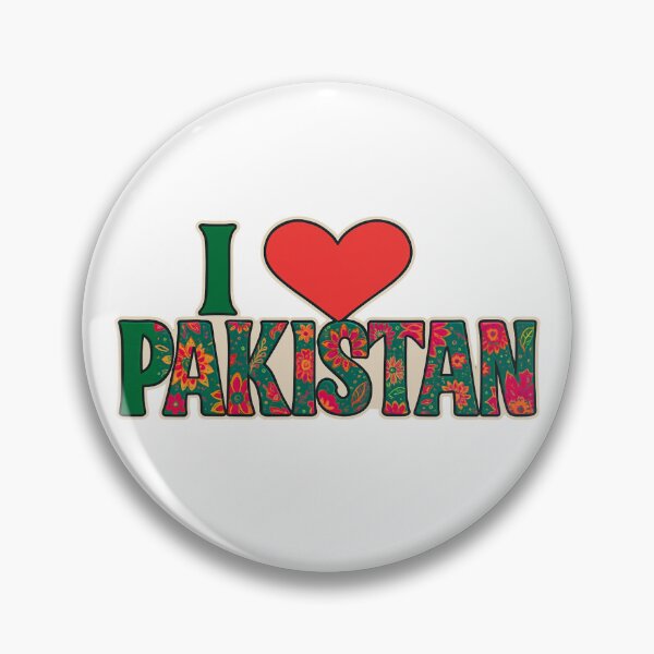 Item preview, I Love Pakistan – Vibrant Truck Art Style Design | Desi Pride Sticker & Gift designed and sold by HusnMir.