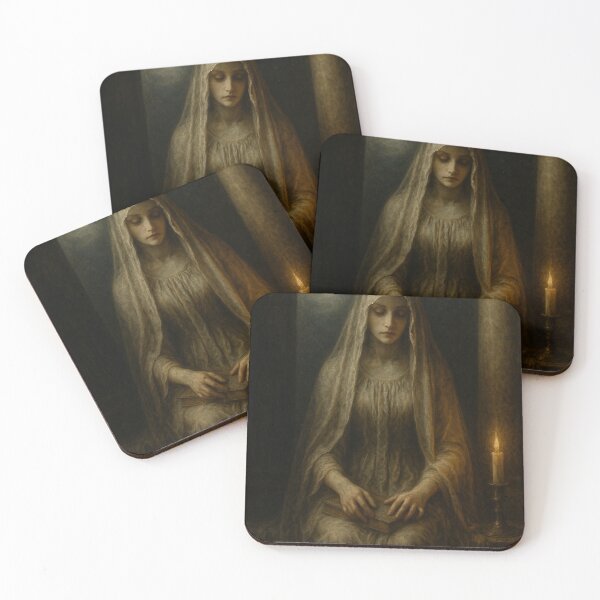 Item preview, The Moon – The Secret Mist Tarot | Gothic Dreams & Hidden Paths designed and sold by WitchPrint.