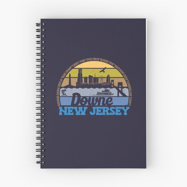 Item preview, Downe New Jersey Sunset Retro Vintage Local Pride Logo designed and sold by CRHPOD20.