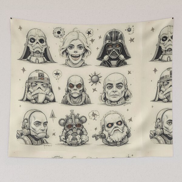 Item preview, Ink Wars Galactic Wonders Enchanting Interstellar Adventures Await designed and sold by ART ATTACK ZONE.