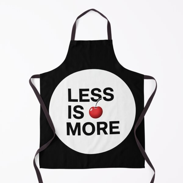 Item preview, Less Is More Cherry Icon | Minimalist Aesthetic Design Quote designed and sold by Tucker-Art.