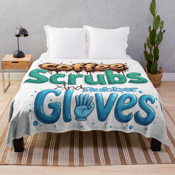 Item preview, Nurse Quote Shirt Design | Coffee Scrubs Rubber Gloves | Healthcare Worker Gift` designed and sold by ZMH Design.