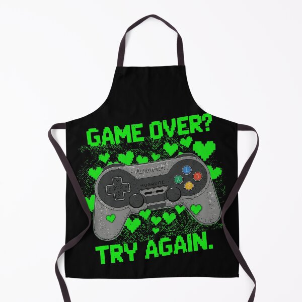 Item preview, Game Over? Try Again. | Retro Gaming Controller Motivational Design designed and sold by Tucker-Art.