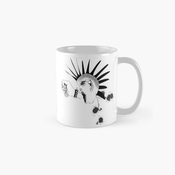 Angry Punk Girl by iServalan for Tale Teller Club Press Classic Mug