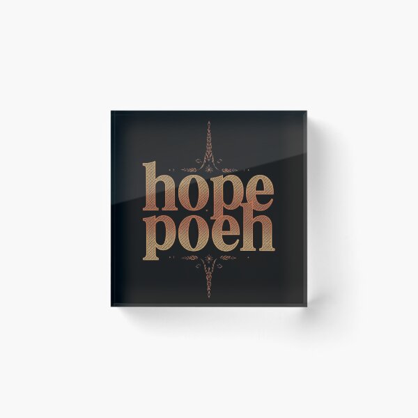 Item preview, Hope Poeh Ambigram | Vintage Typography Uplifting Quote Design designed and sold by Tucker-Art.