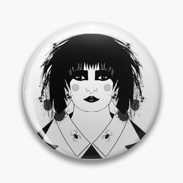 Goth Girl by iServalan for Tale Teller Club Press Pin