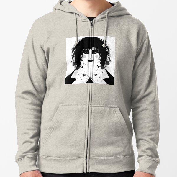 Goth Girl by iServalan for Tale Teller Club Press Zipped Hoodie