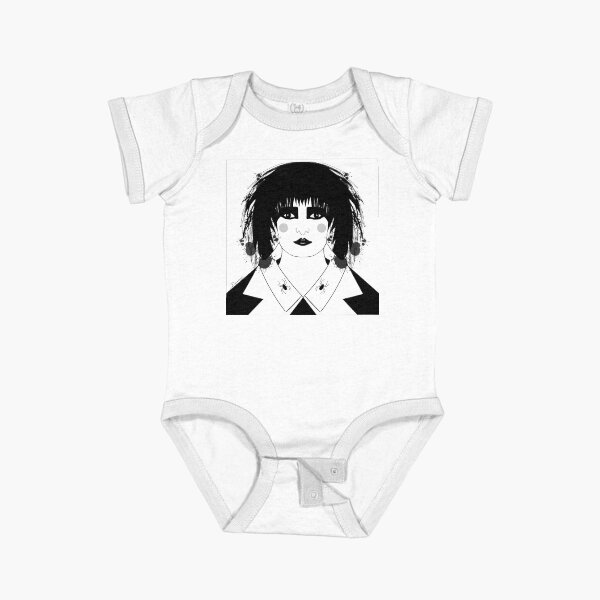 Goth Girl by iServalan for Tale Teller Club Press Short Sleeve Baby One-Piece