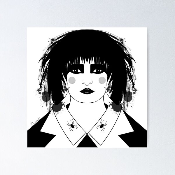 Goth Girl by iServalan for Tale Teller Club Press Poster