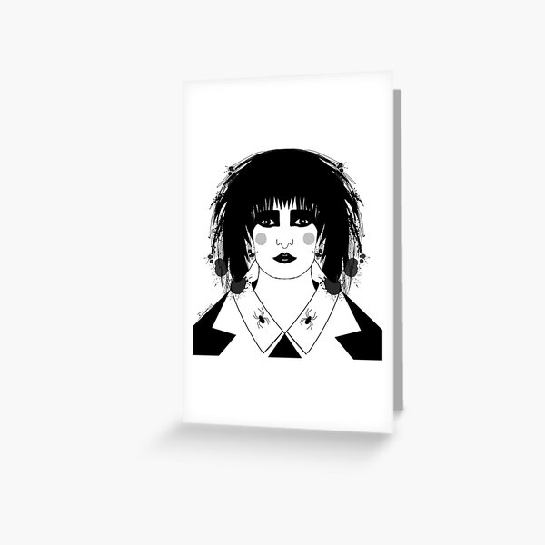 Goth Girl by iServalan for Tale Teller Club Press Greeting Card