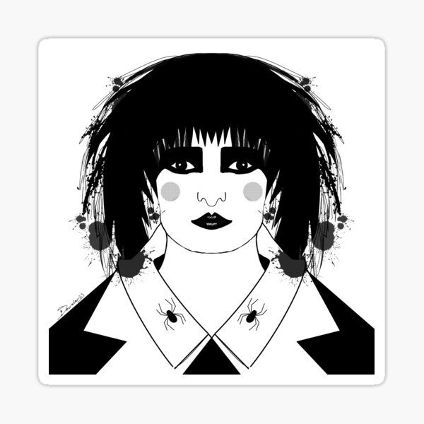 Goth Girl by iServalan for Tale Teller Club Press Glossy Sticker