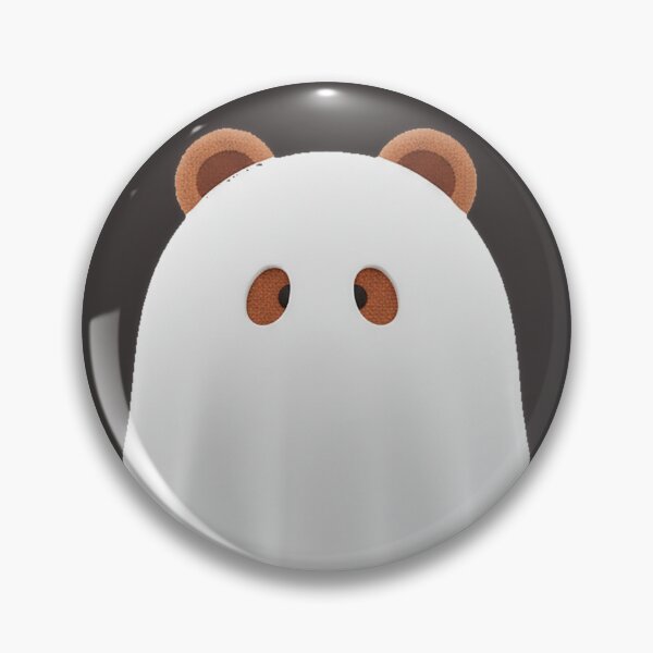 Item preview, Brown Ghost Boo! ? - LINE Friends Kawaii Ghost Bear - Halloween Spooky Cute designed and sold by William Cano.