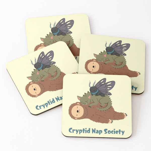 Item preview, Cryptid Nap Society – Cute Sleeping cryptids designed and sold by SidTastic .