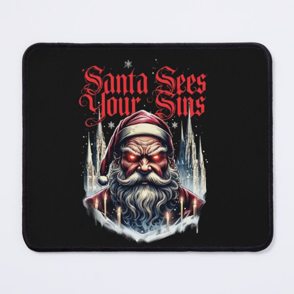 Item preview, Santa Sees Your Sins designed and sold by Antik by Schulz.
