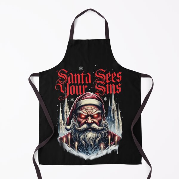 Item preview, Santa Sees Your Sins designed and sold by Antik by Schulz.