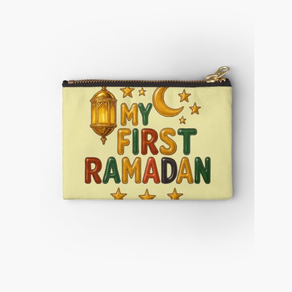 Item preview, My First Ramadan (V.5) – Golden Lantern and Crescent Moon Design designed and sold by D-Islamic.